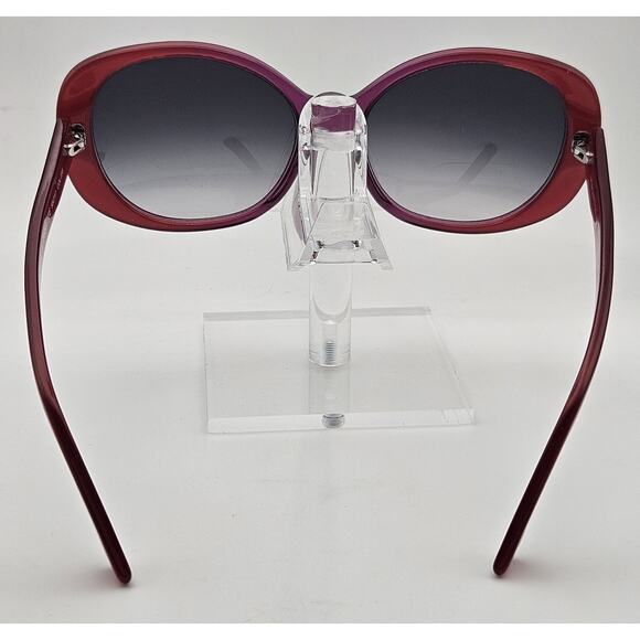 Morgenthal Frederics Brigitte Red Pink Oversized Sunglasses Handmade France E2 main image 8